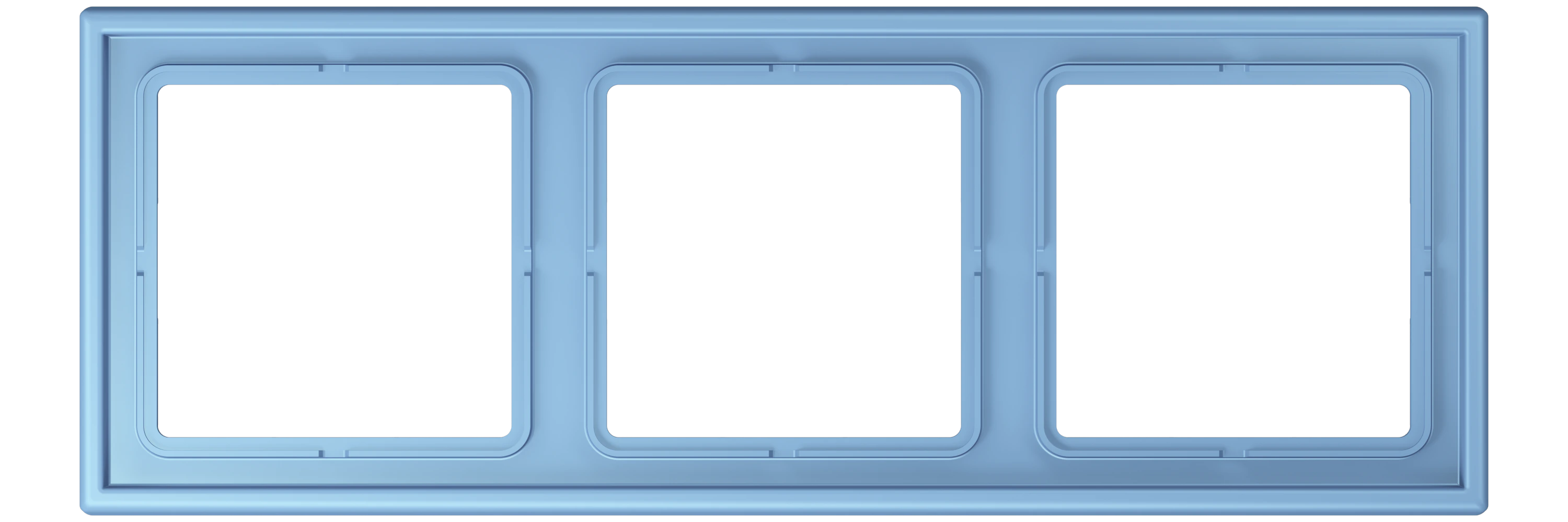 Frame, 3-gang — JUNG LS 990 Le Corbusier, le corbusier 256, art. LC983256
