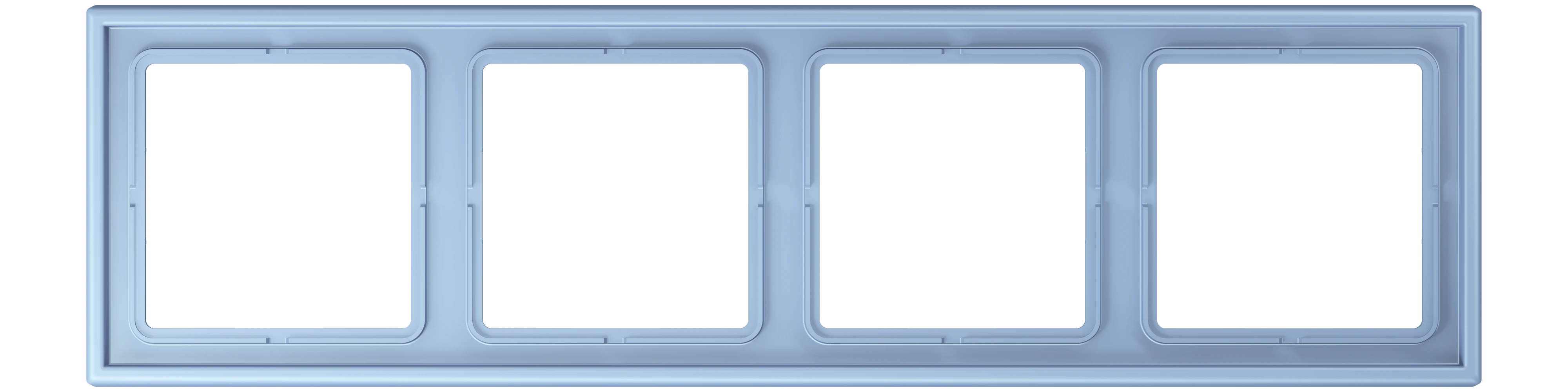 Frame, 4-gang — JUNG LS 990 Le Corbusier, Outremer Moyen, art. LC984207