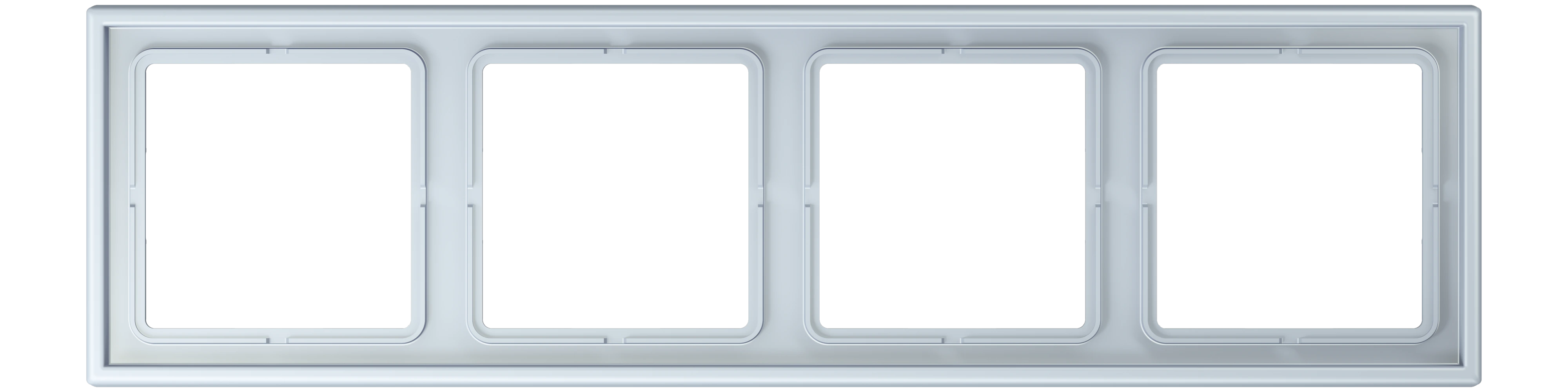Frame, 4-gang — JUNG LS 990 Le Corbusier, Outremer Pale, art. LC984209