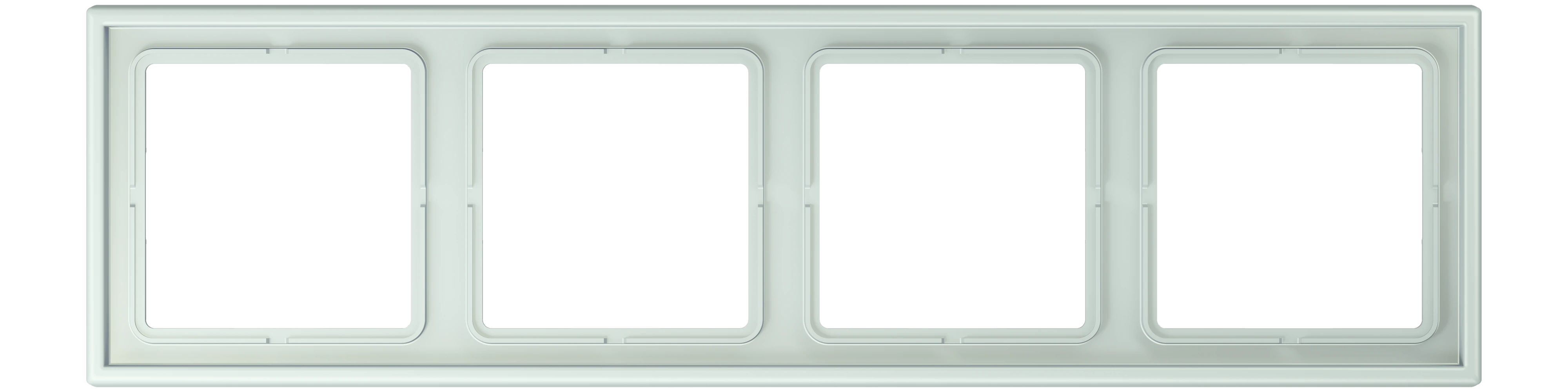 Frame, 4-gang — JUNG LS 990 Le Corbusier, Céruléen Pale, art. LC984215
