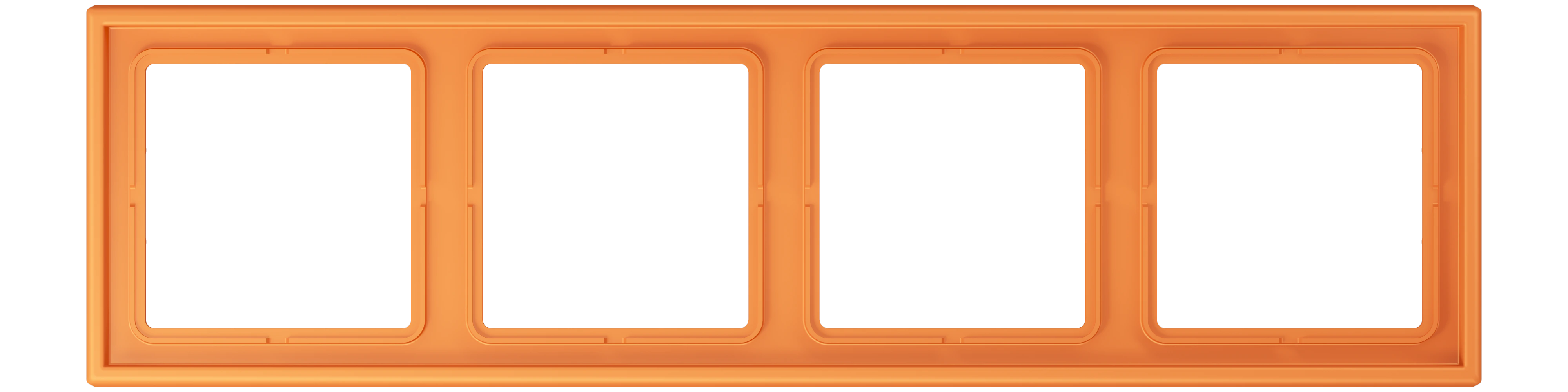 Frame, 4-gang — JUNG LS 990 Le Corbusier, le corbusier 225, art. LC984225