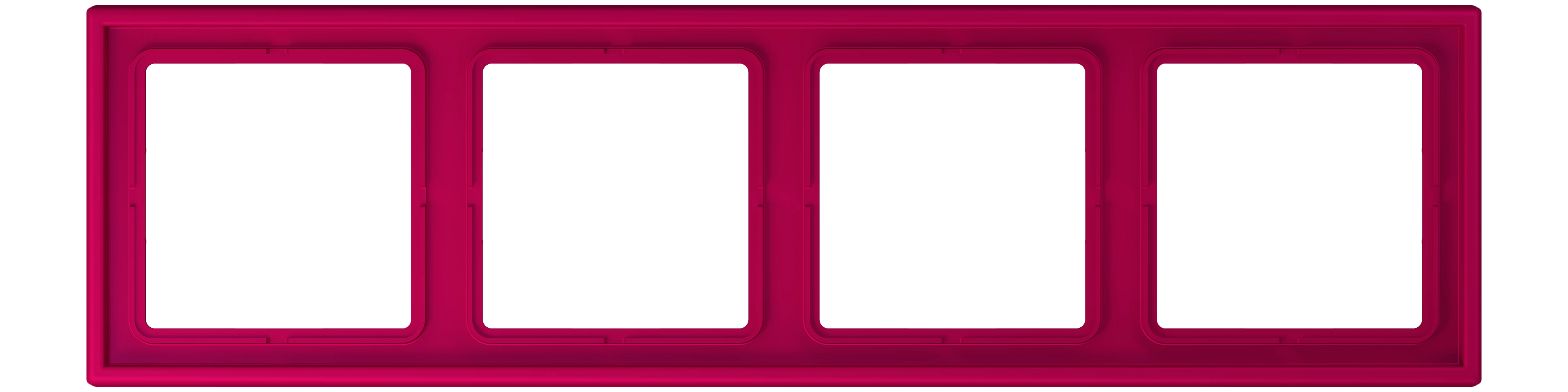 Frame, 4-gang — JUNG LS 990 Le Corbusier, le corbusier 230, art. LC984230
