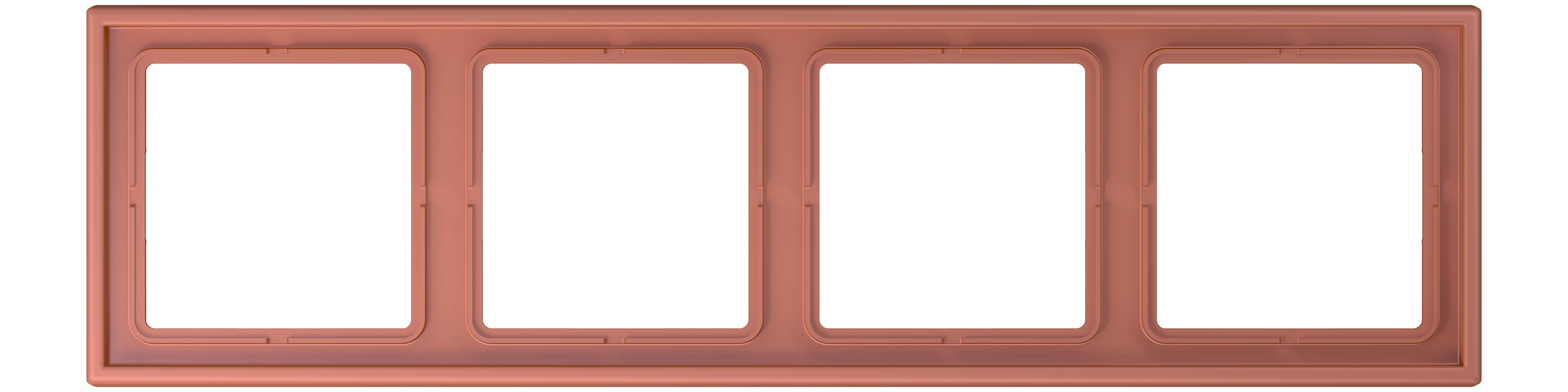 Frame, 4-gang — JUNG LS 990 Le Corbusier, le corbusier 236, art. LC984236