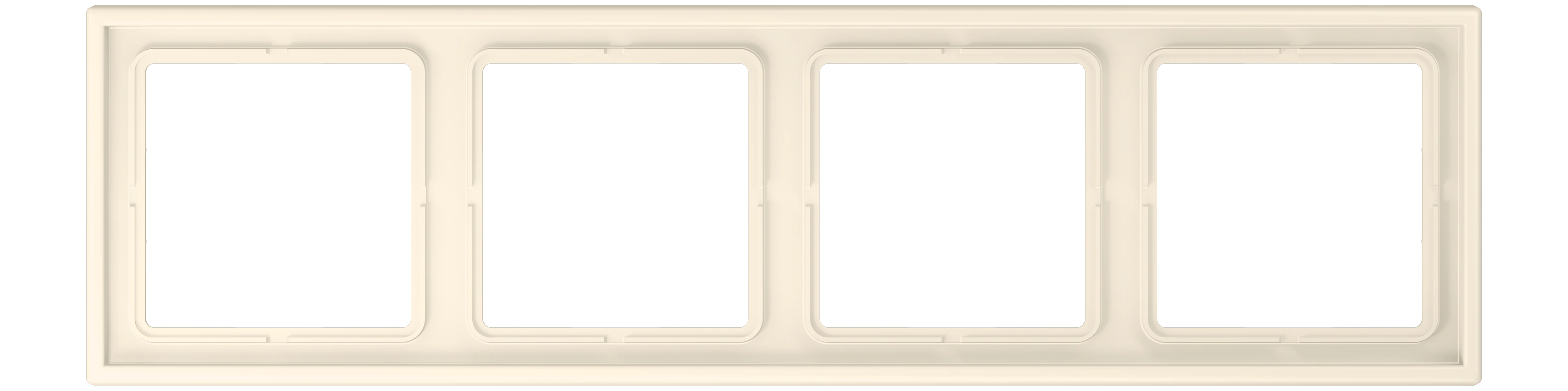 Frame, 4-gang — JUNG LS 990 Le Corbusier, le corbusier 245, art. LC984245