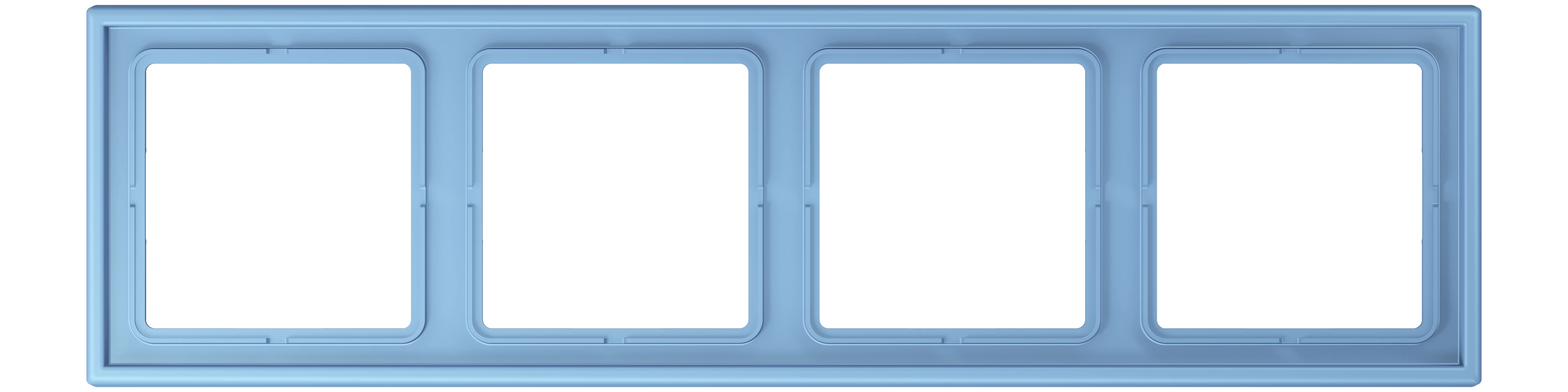 Frame, 4-gang — JUNG LS 990 Le Corbusier, le corbusier 256, art. LC984256