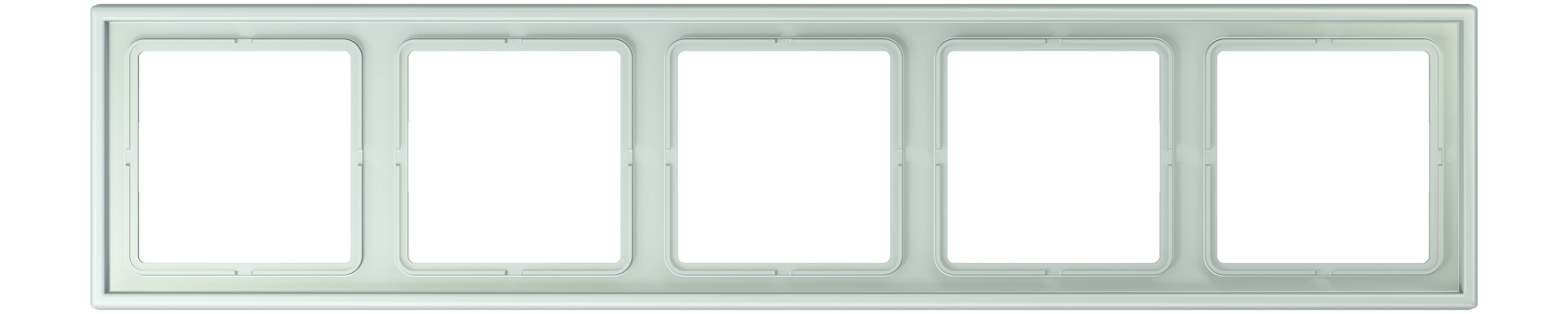 Frame, 5-gang — JUNG LS 990 Le Corbusier, Céruléen Pale, art. LC985215