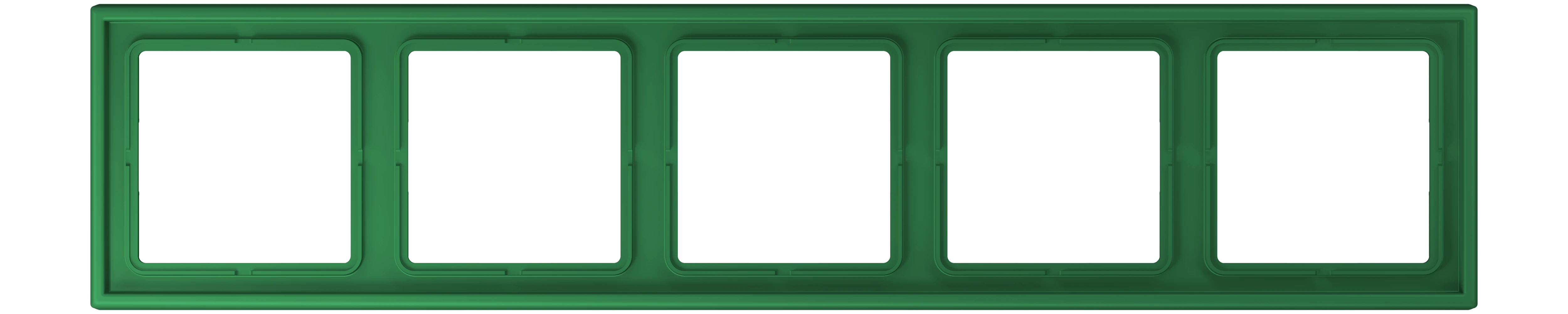 Рамка 5-ная — JUNG LS 990 Le Corbusier, Vert Foncé, арт. LC985219