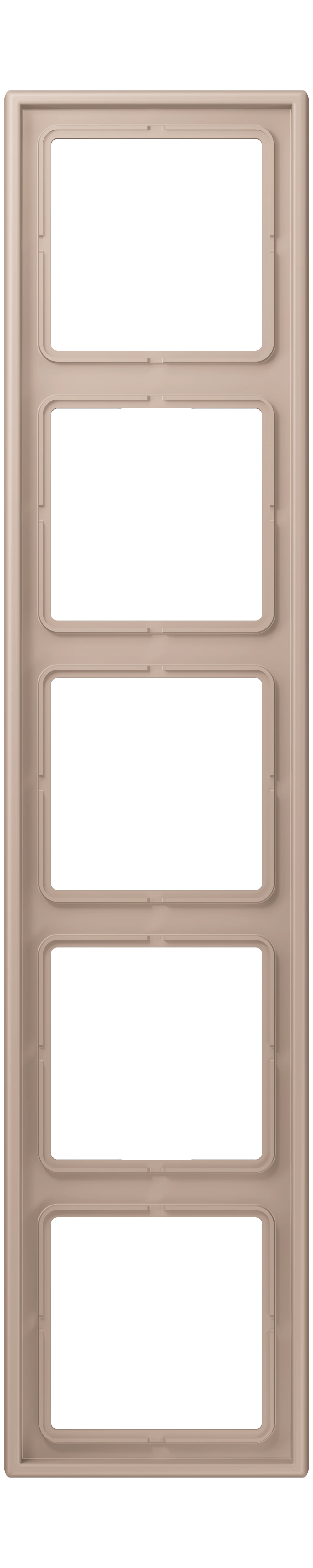 Frame, 5-gang — JUNG LS 990 Le Corbusier, le corbusier 240, art. LC985240