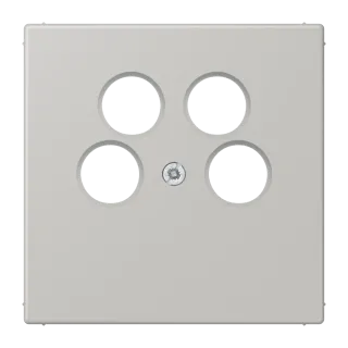 Centre plate for 4-hole SAT-TV socket (Axing)