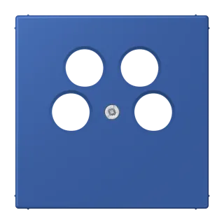 Centre plate for 4-hole SAT-TV socket (Axing)