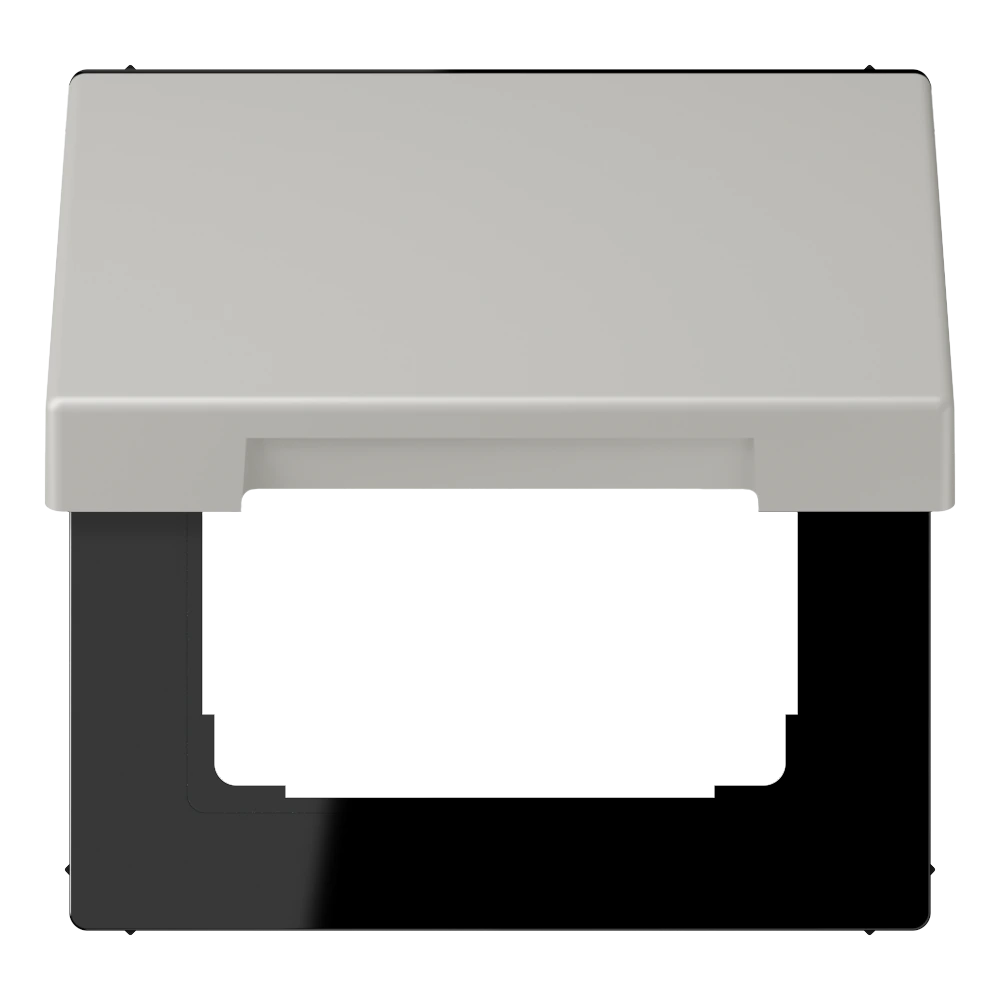 Hinged lid — JUNG LS 990 Le Corbusier, Gris Clair 31, art. LC990BFKL205