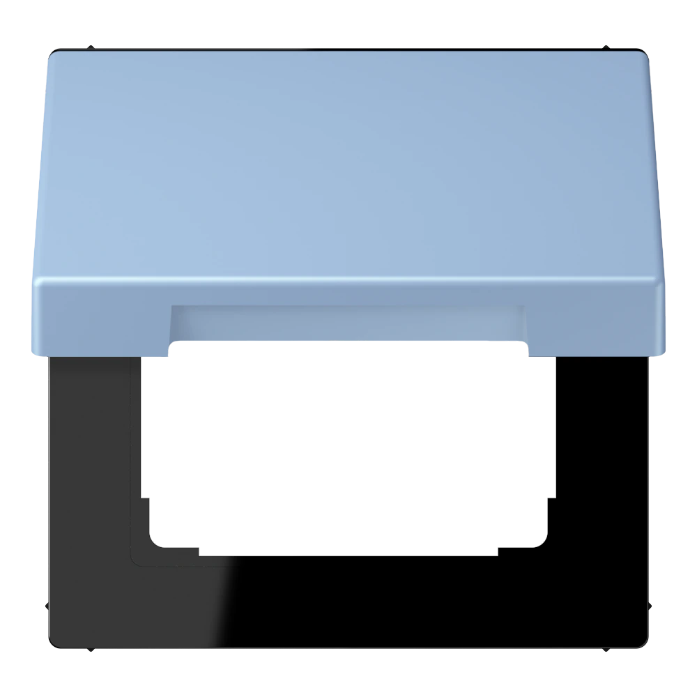 Hinged lid — JUNG LS 990 Le Corbusier, Outremer Moyen, art. LC990BFKL207
