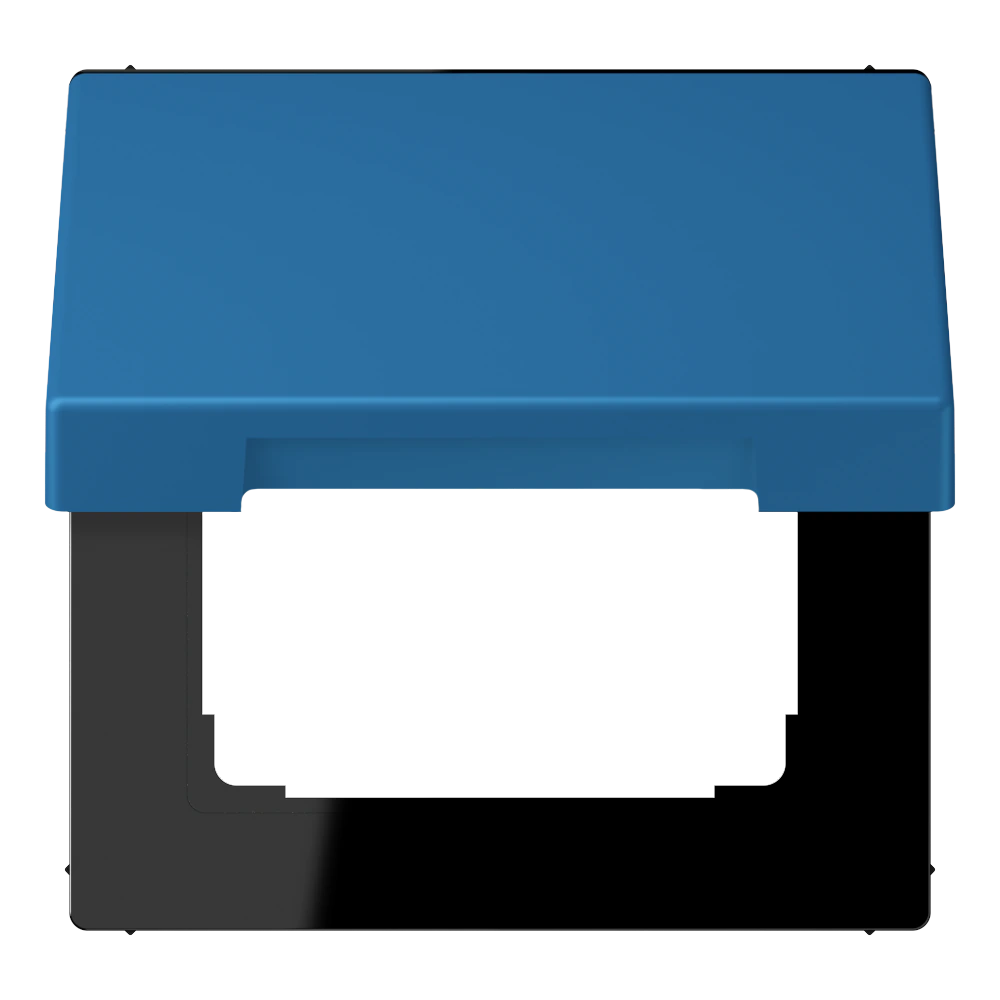 Hinged lid — JUNG LS 990 Le Corbusier, Bleu Céruléen 31, art. LC990BFKL211