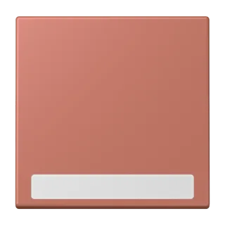 1-gang rocker for switch and push-button with inscription field