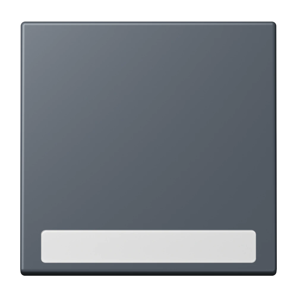1-gang rocker for switch and push-button with inscription field — JUNG LS 990 Le Corbusier, le corbusier 262, art. LC990NA262