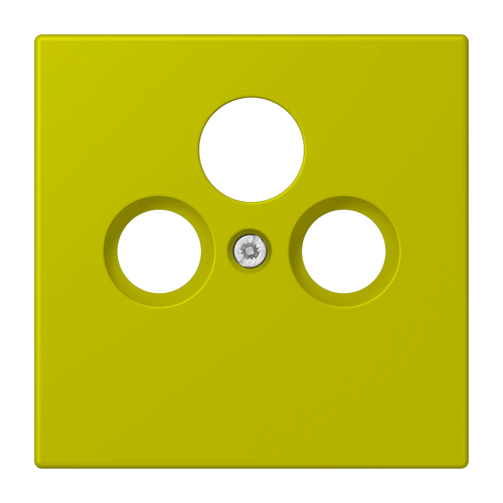 Centre plate for SAT-TV socket — JUNG LS 990 Le Corbusier, le corbusier 249, art. LC990SAT249