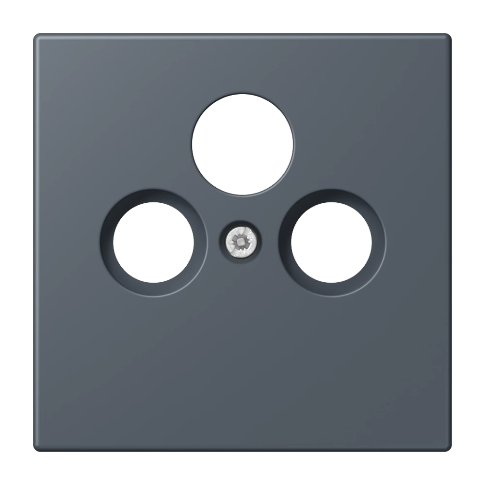Centre plate for SAT-TV socket — JUNG LS 990 Le Corbusier, le corbusier 262, art. LC990SAT262