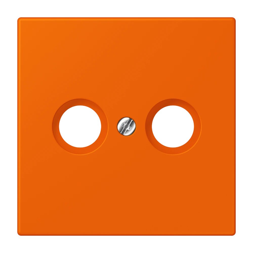 Centre plate for antenna socket — JUNG LS 990 Le Corbusier, le corbusier 224, art. LC990TV224