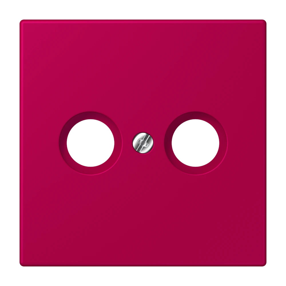 Centre plate for antenna socket — JUNG LS 990 Le Corbusier, le corbusier 230, art. LC990TV230