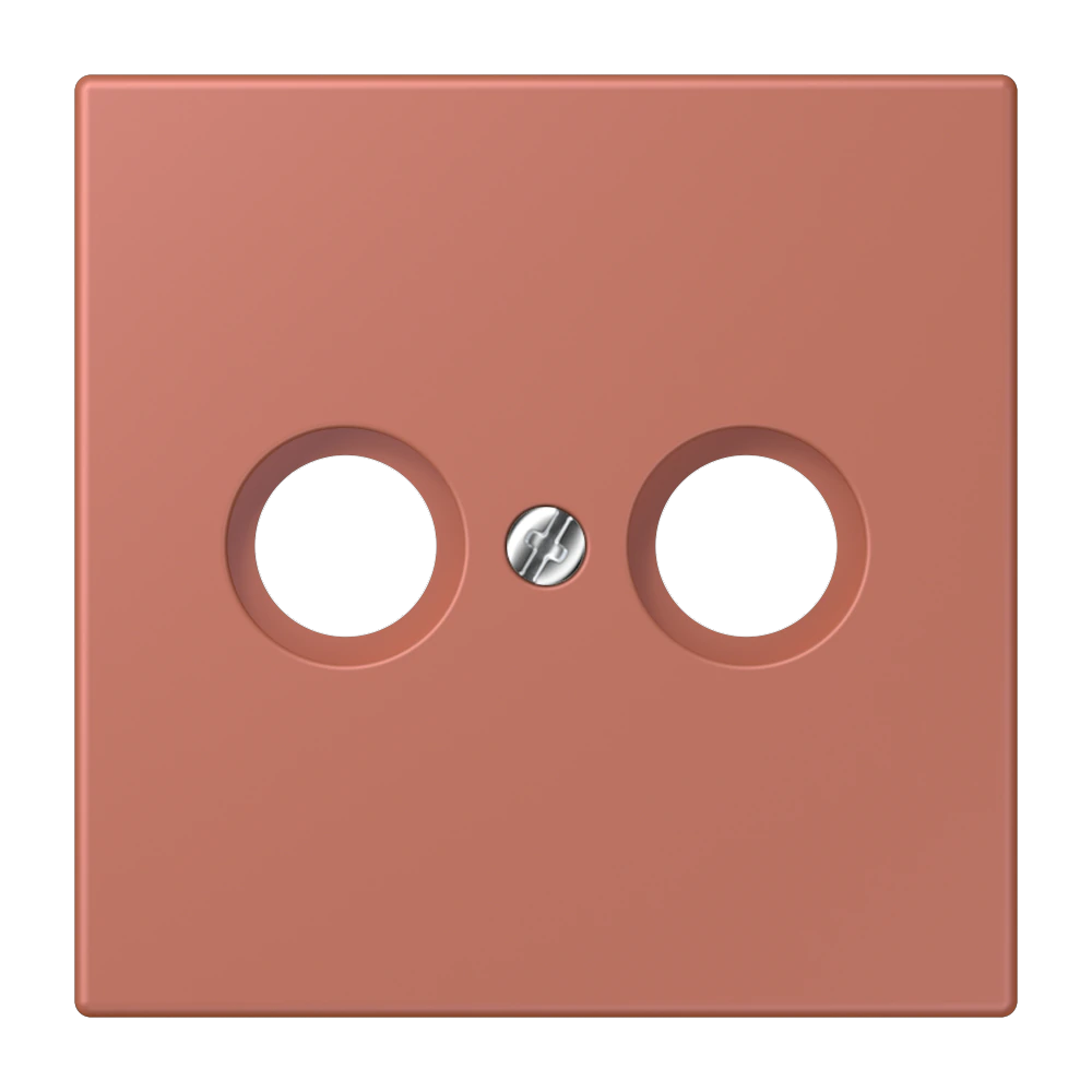 Centre plate for antenna socket — JUNG LS 990 Le Corbusier, le corbusier 236, art. LC990TV236