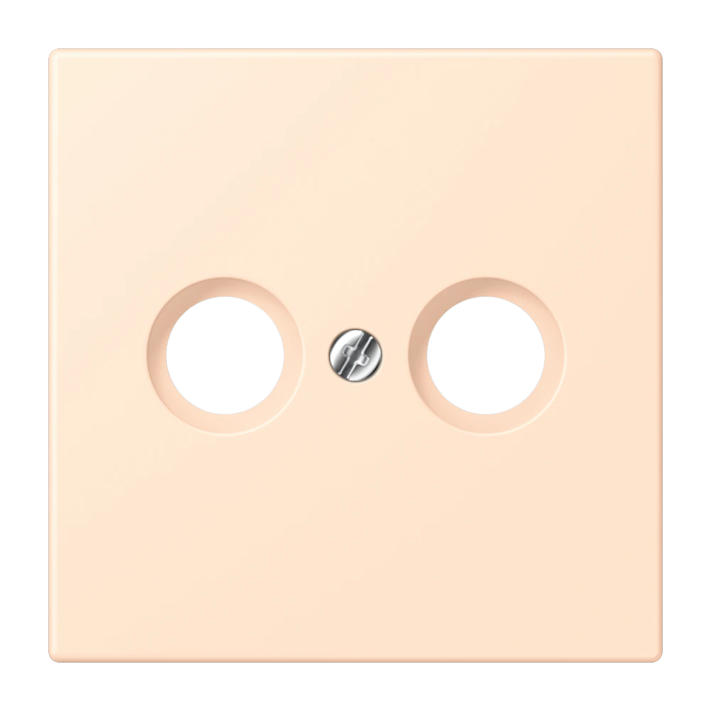 Centre plate for antenna socket — JUNG LS 990 Le Corbusier, le corbusier 238, art. LC990TV238