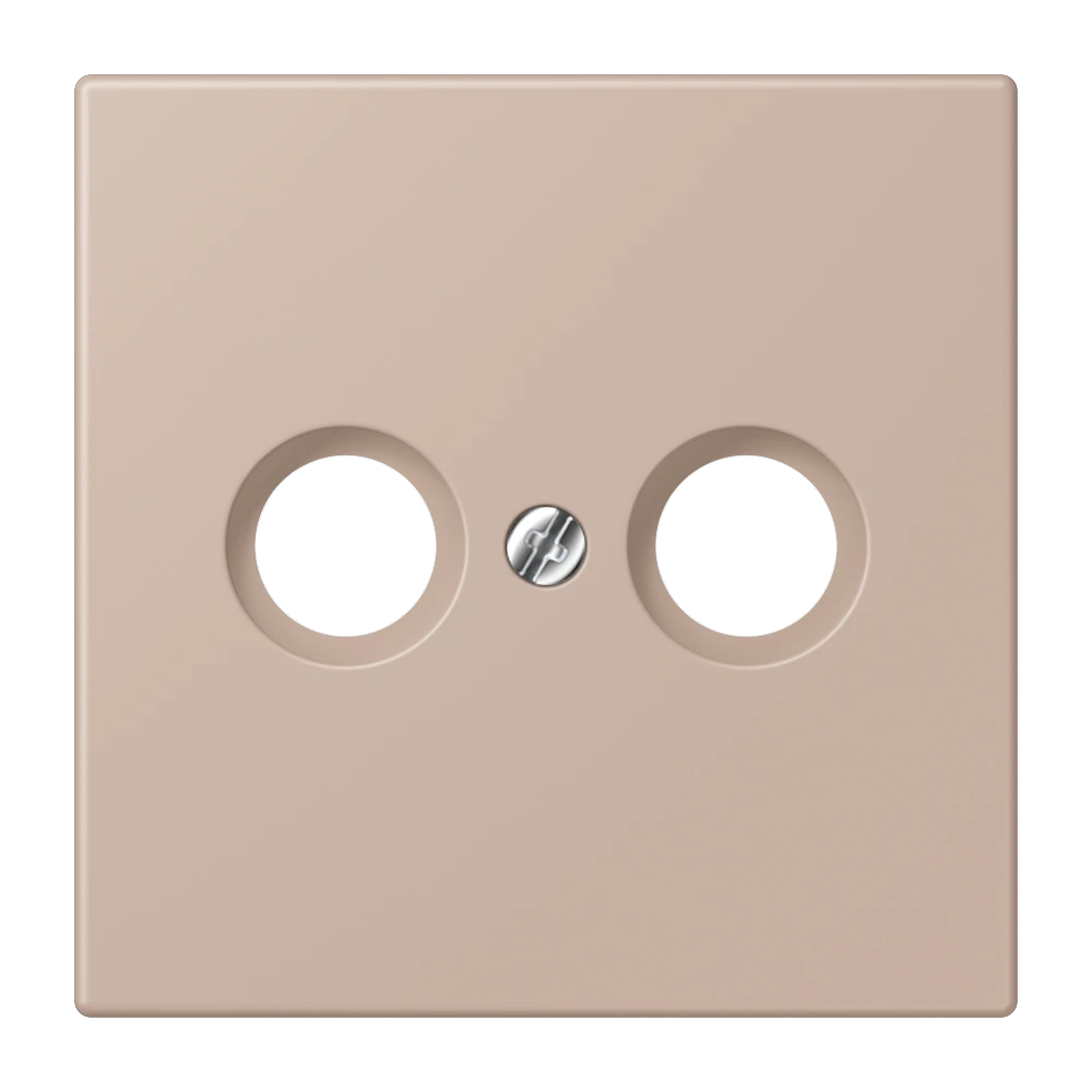 Centre plate for antenna socket — JUNG LS 990 Le Corbusier, le corbusier 240, art. LC990TV240