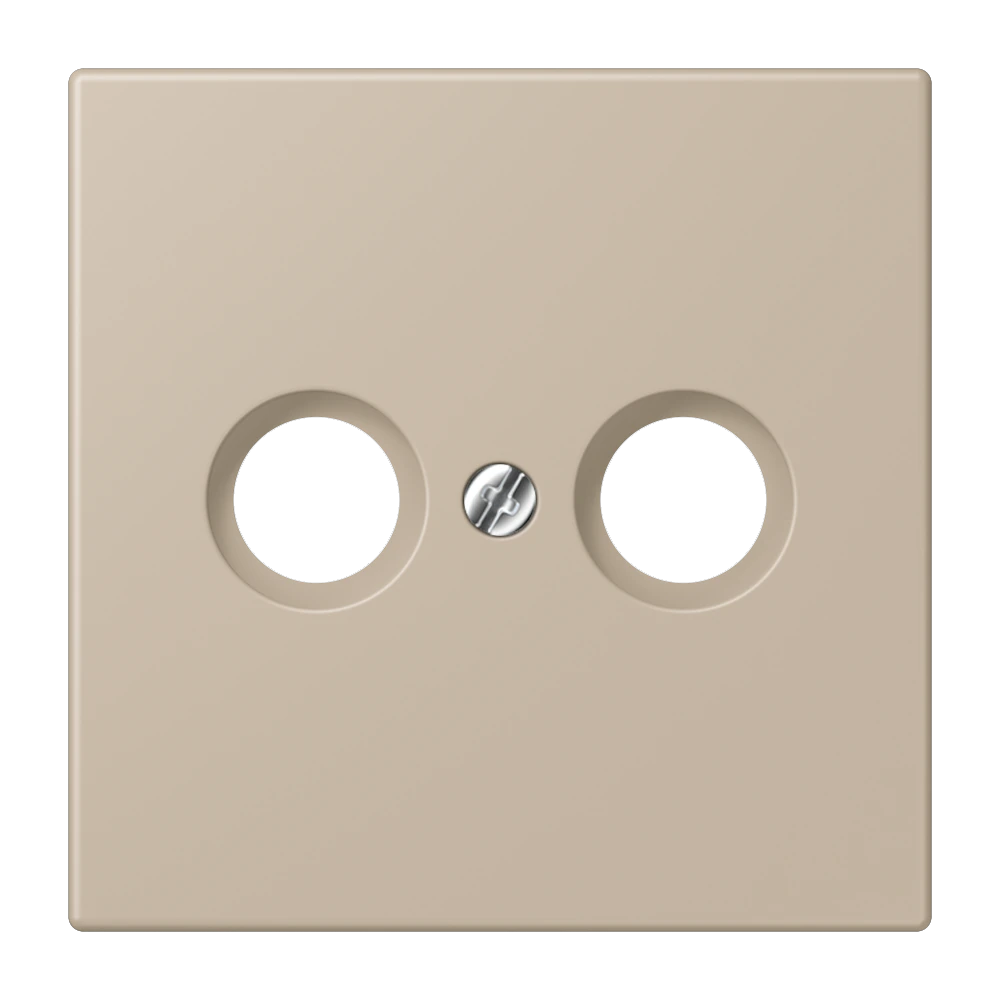 Centre plate for antenna socket — JUNG LS 990 Le Corbusier, le corbusier 243, art. LC990TV243