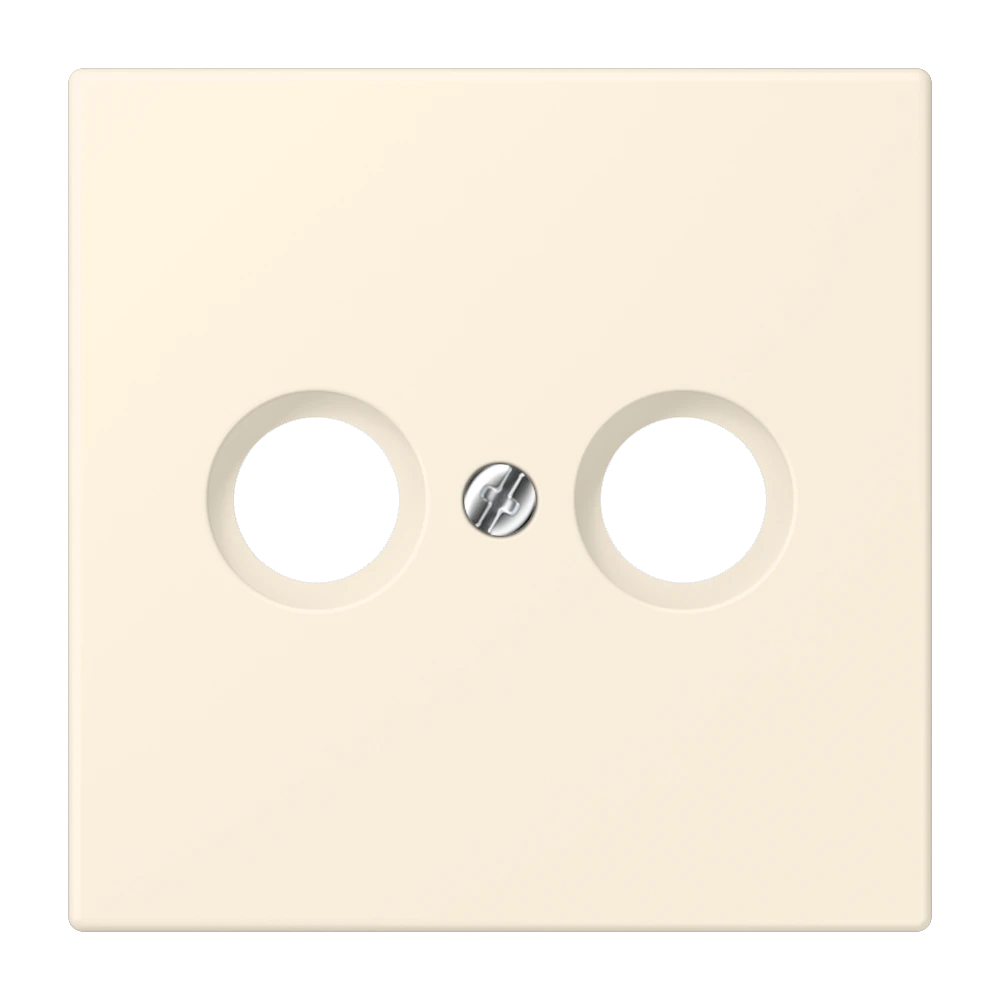 Centre plate for antenna socket — JUNG LS 990 Le Corbusier, le corbusier 245, art. LC990TV245