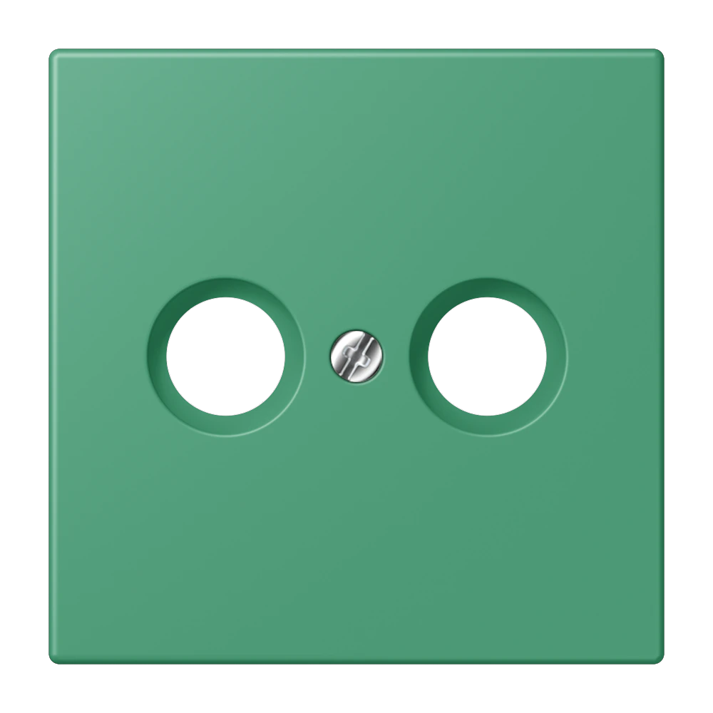 Centre plate for antenna socket — JUNG LS 990 Le Corbusier, le corbusier 250, art. LC990TV250