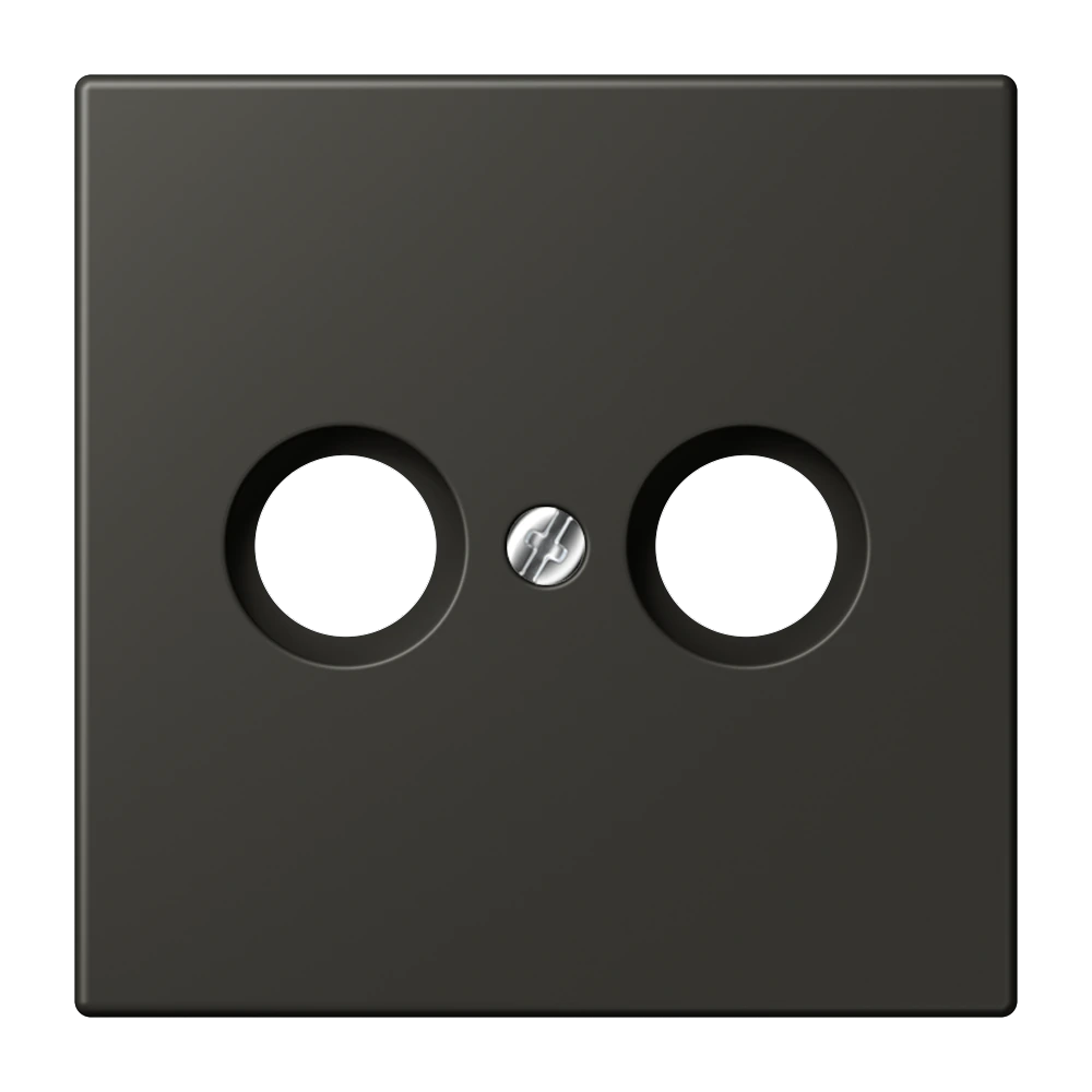 Centre plate for antenna socket — JUNG LS 990 Le Corbusier, le corbusier 259, art. LC990TV259