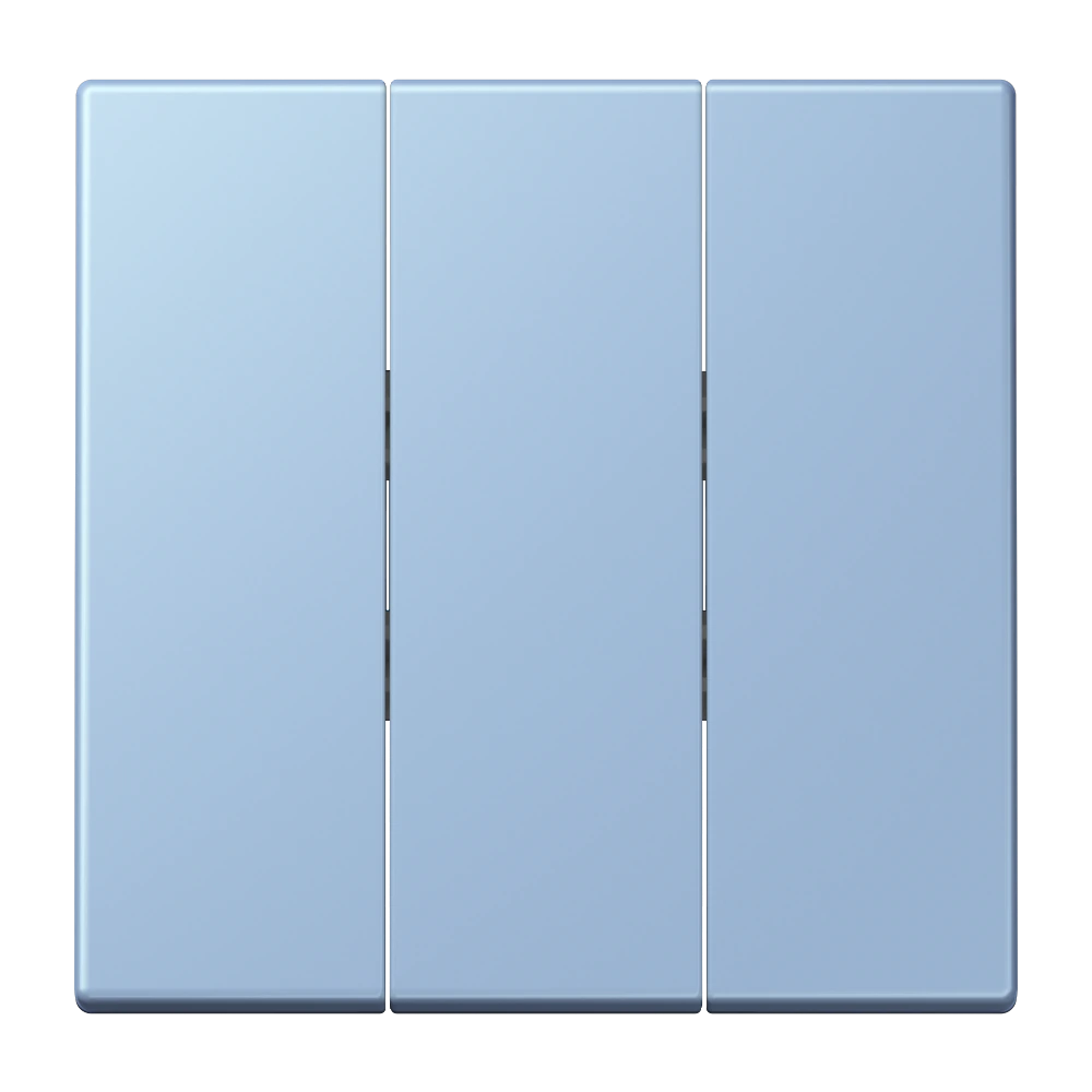 3-gang rocker for 3-gang switch — JUNG LS 990 Le Corbusier, Outremer Moyen, art. LC993BF207