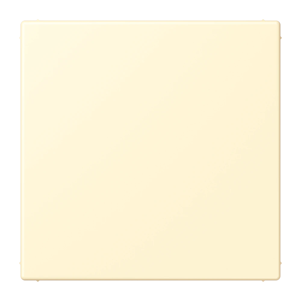 Blank centre plate (snap-on fixing) — JUNG LS 990 Le Corbusier, Blanc, art. LC994B201