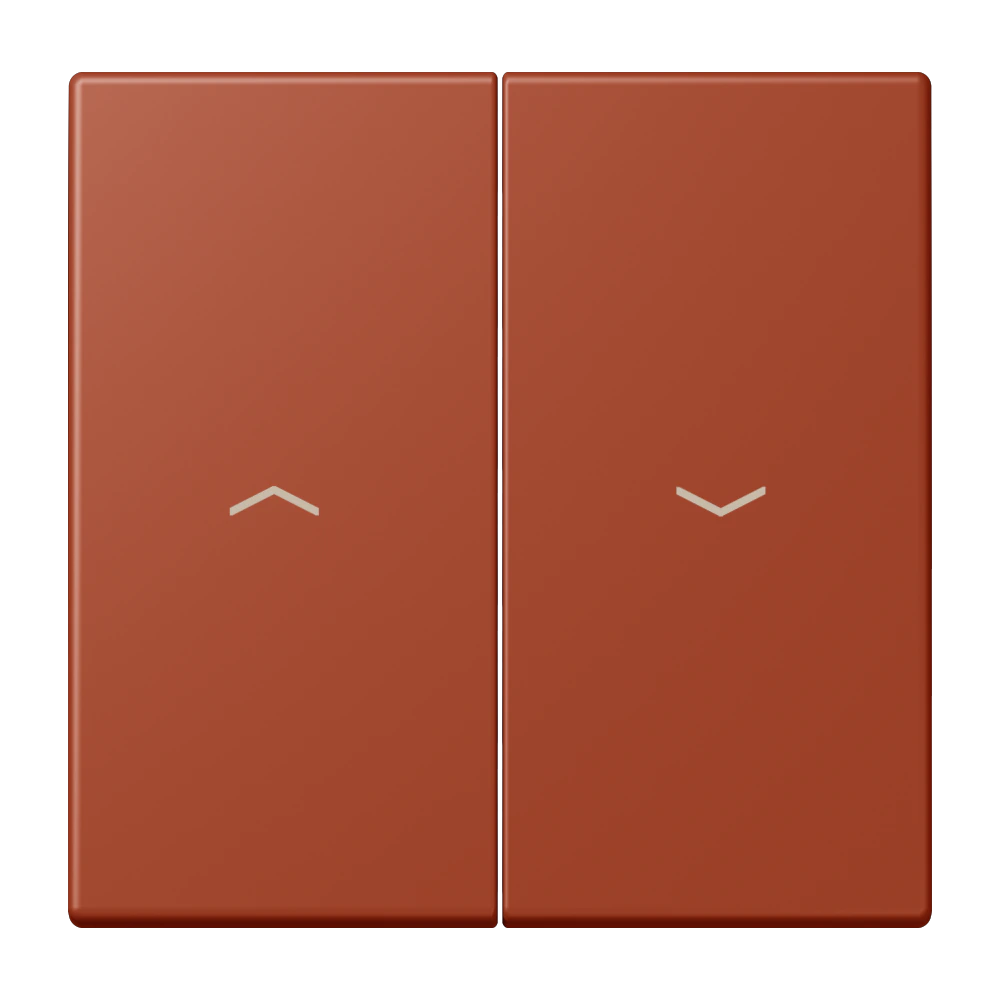 2-gang rocker for blind switch and blind push-button — JUNG LS 990 Le Corbusier, le corbusier 232, art. LC995P232