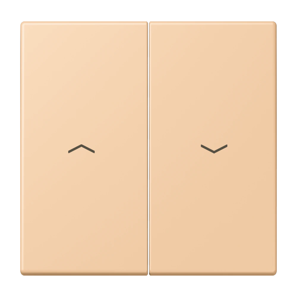 2-gang rocker for blind switch and blind push-button — JUNG LS 990 Le Corbusier, le corbusier 237, art. LC995P237
