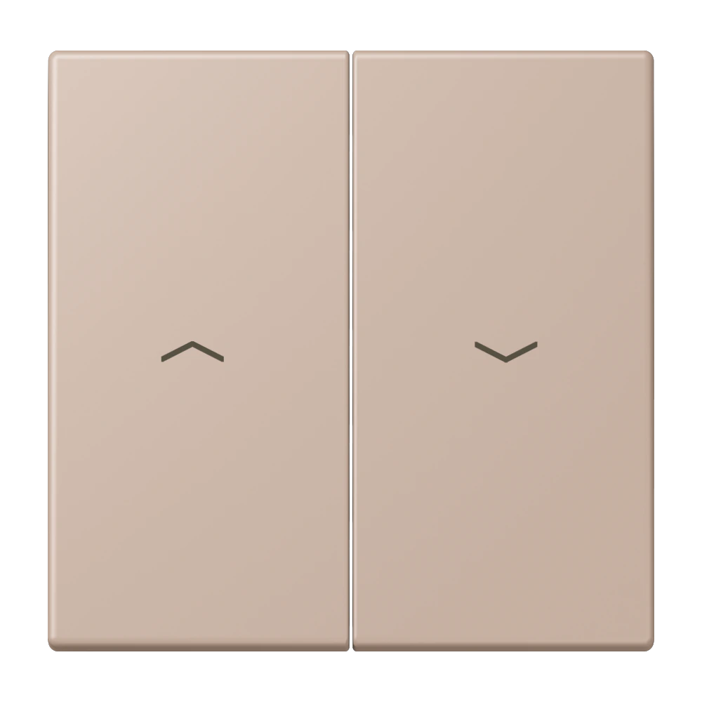 2-gang rocker for blind switch and blind push-button — JUNG LS 990 Le Corbusier, le corbusier 240, art. LC995P240