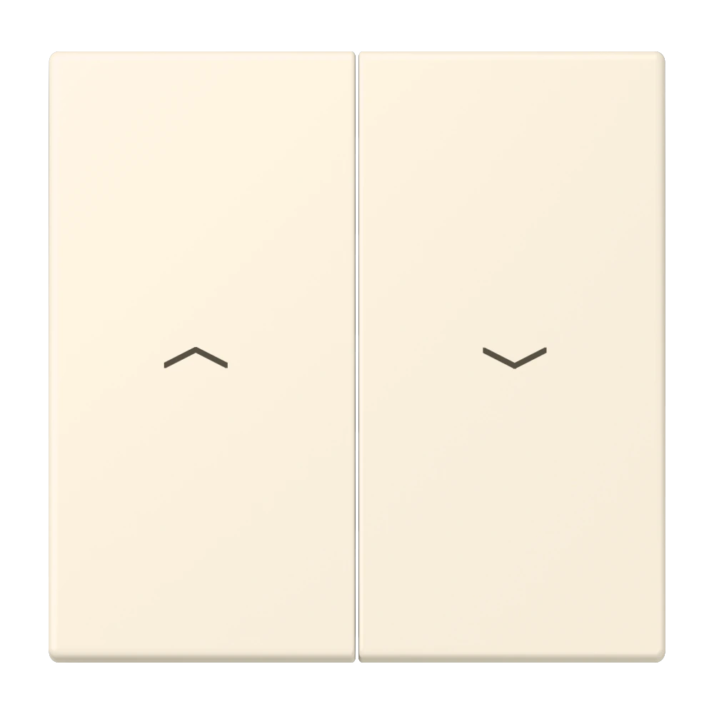 2-gang rocker for blind switch and blind push-button — JUNG LS 990 Le Corbusier, le corbusier 245, art. LC995P245