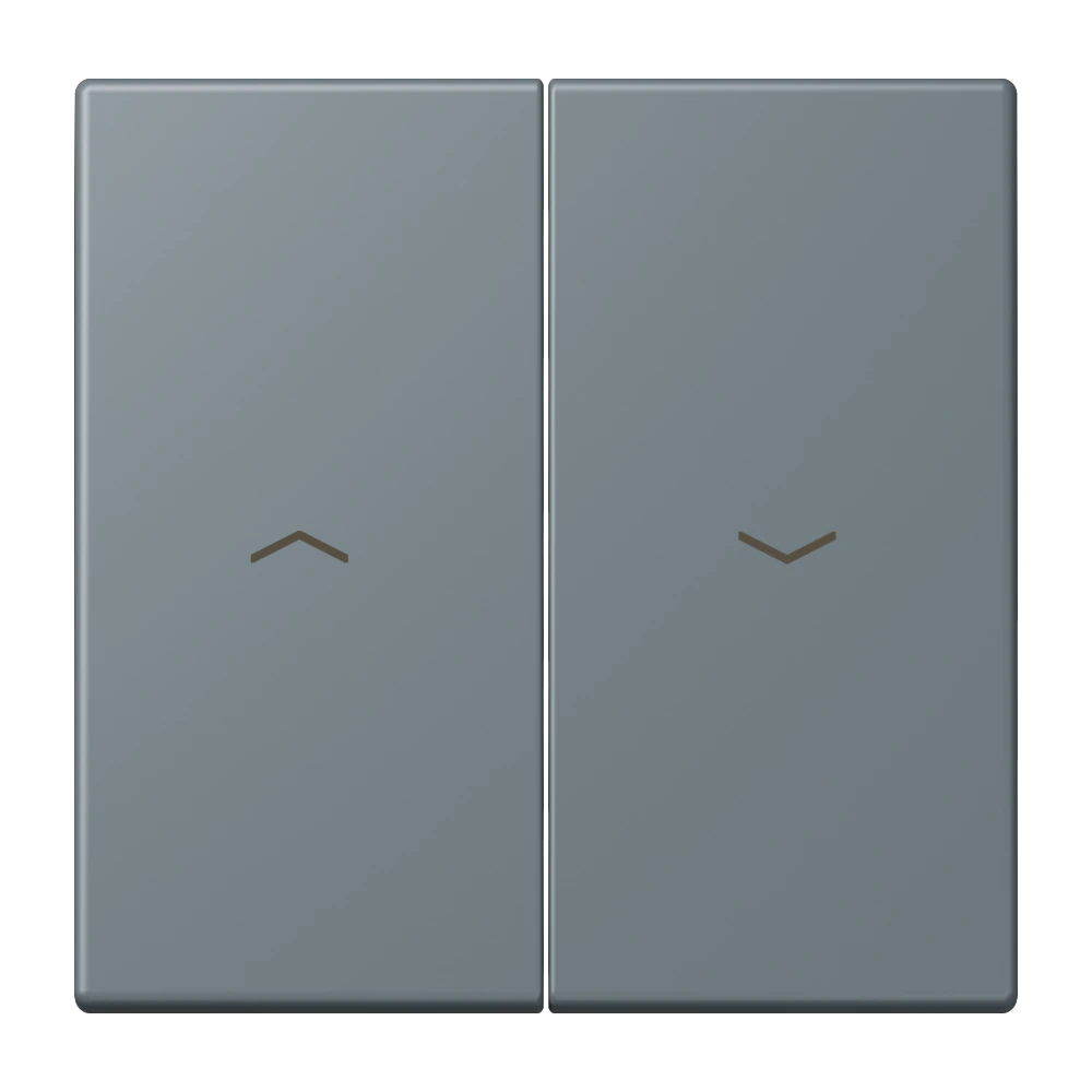 2-gang rocker for blind switch and blind push-button — JUNG LS 990 Le Corbusier, le corbusier 251, art. LC995P251