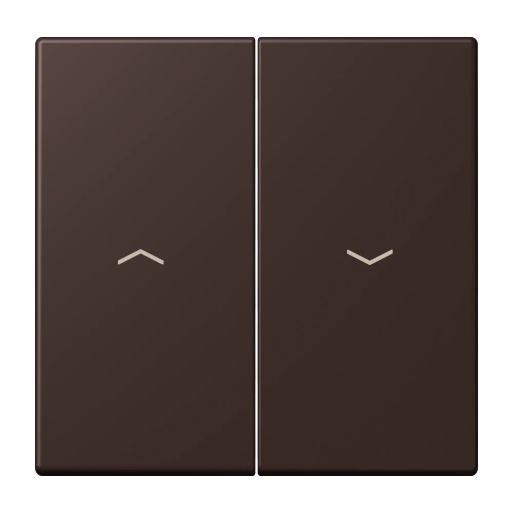 2-gang rocker for blind switch and blind push-button — JUNG LS 990 Le Corbusier, le corbusier 252, art. LC995P252