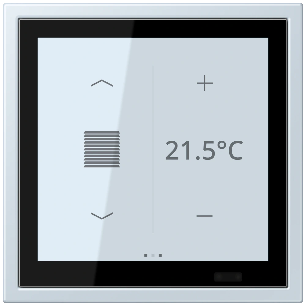 KNX комнатный контроллер LS TOUCH — JUNG LS 990 Le Corbusier, Outremer Pale, арт. LCZ459BFD1S209