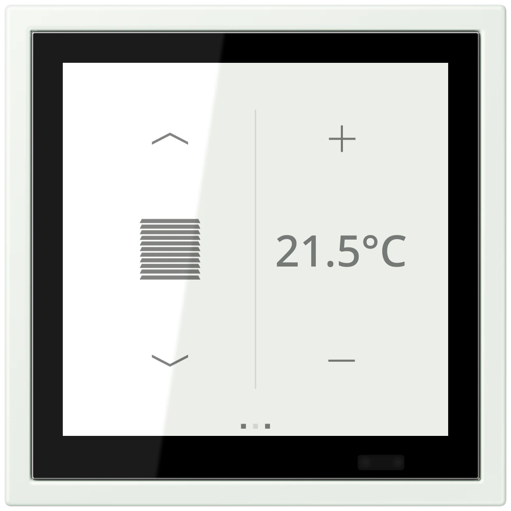 KNX room controller LS TOUCH — JUNG LS 990 Le Corbusier, Outremer Gris, art. LCZ459BFD1S210