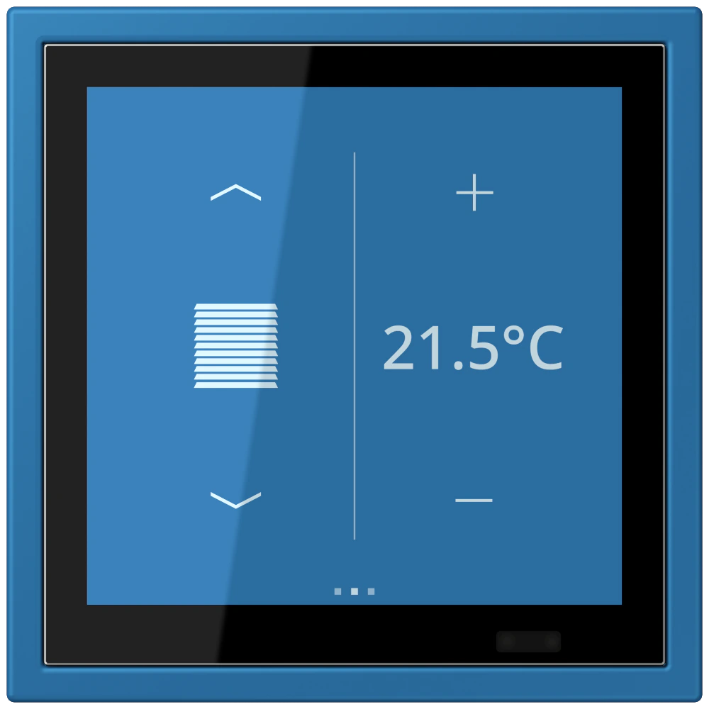 KNX комнатный контроллер LS TOUCH — JUNG LS 990 Le Corbusier, Bleu Céruléen 31, арт. LCZ459BFD1S211