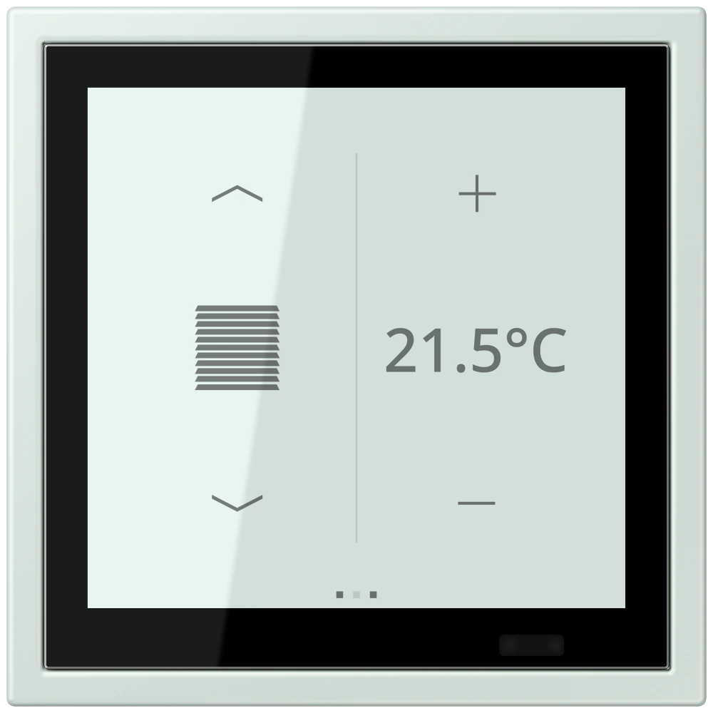 KNX комнатный контроллер LS TOUCH — JUNG LS 990 Le Corbusier, Céruléen Pale, арт. LCZ459BFD1S215