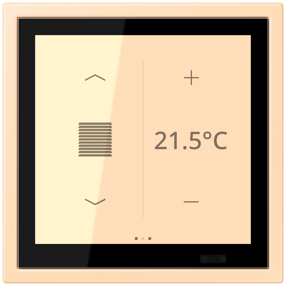KNX room controller LS TOUCH — JUNG LS 990 Le Corbusier, le corbusier 223, art. LCZ459BFD1S223