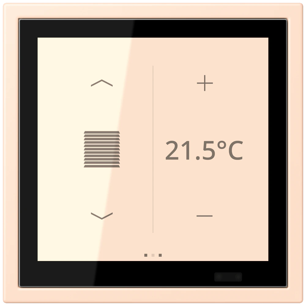 KNX room controller LS TOUCH — JUNG LS 990 Le Corbusier, le corbusier 228, art. LCZ459BFD1S228