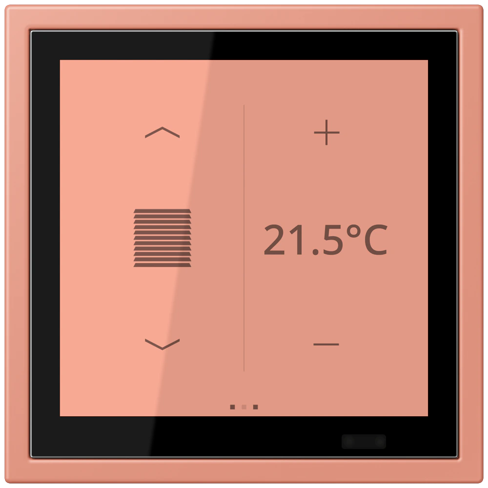 KNX room controller LS TOUCH — JUNG LS 990 Le Corbusier, le corbusier 233, art. LCZ459BFD1S233