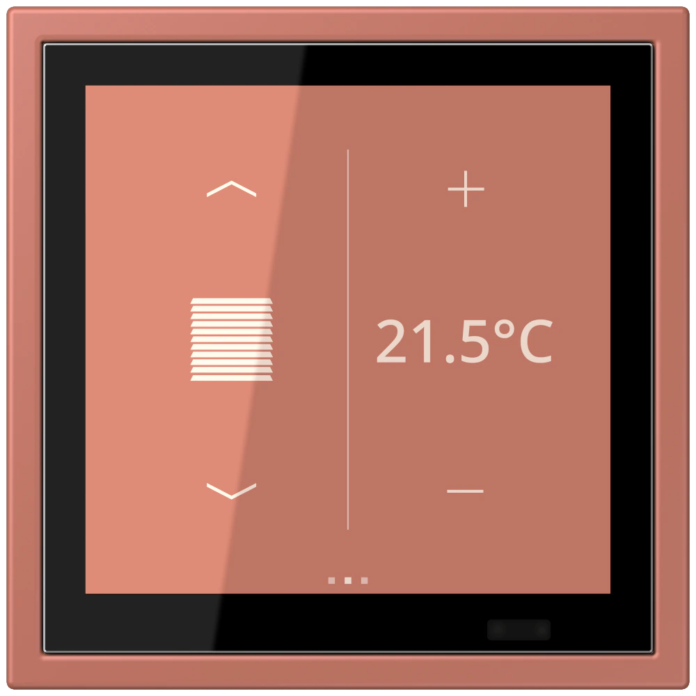 KNX room controller LS TOUCH — JUNG LS 990 Le Corbusier, le corbusier 236, art. LCZ459BFD1S236