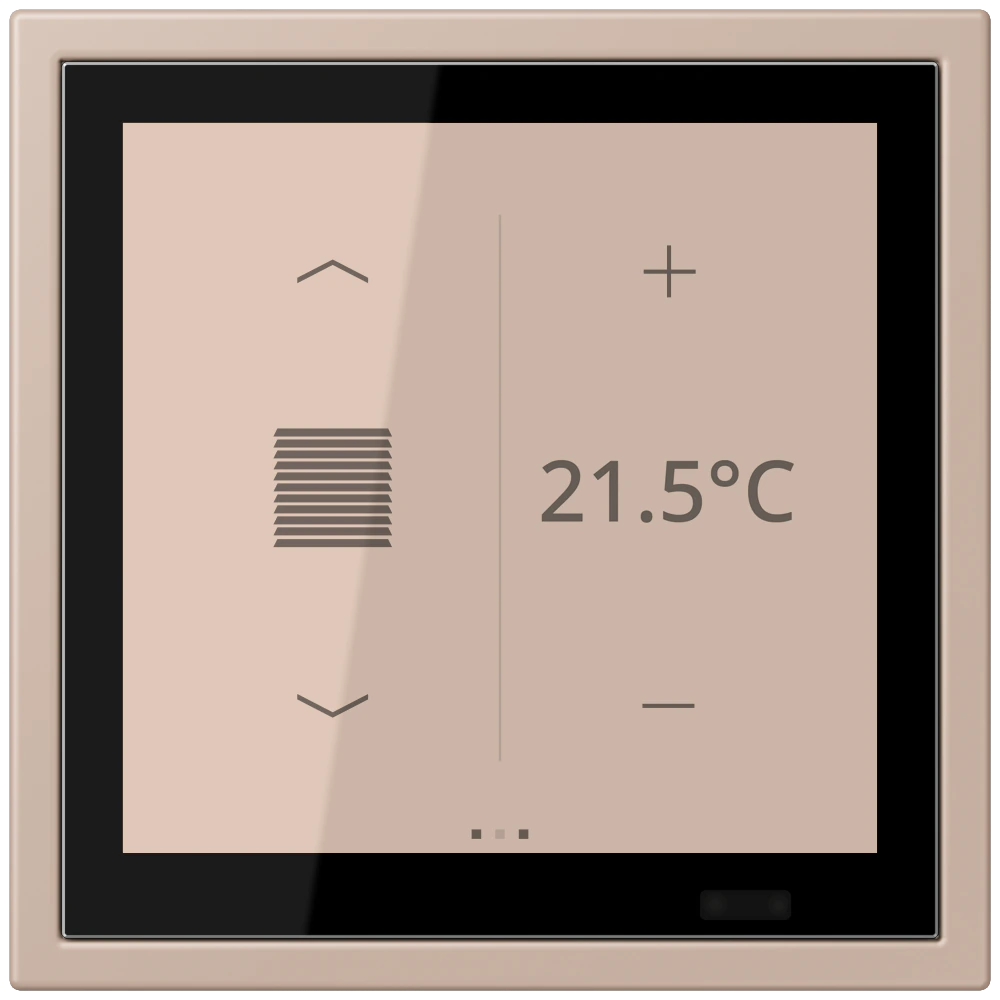 KNX комнатный контроллер LS TOUCH — JUNG LS 990 Le Corbusier, le corbusier 240, арт. LCZ459BFD1S240
