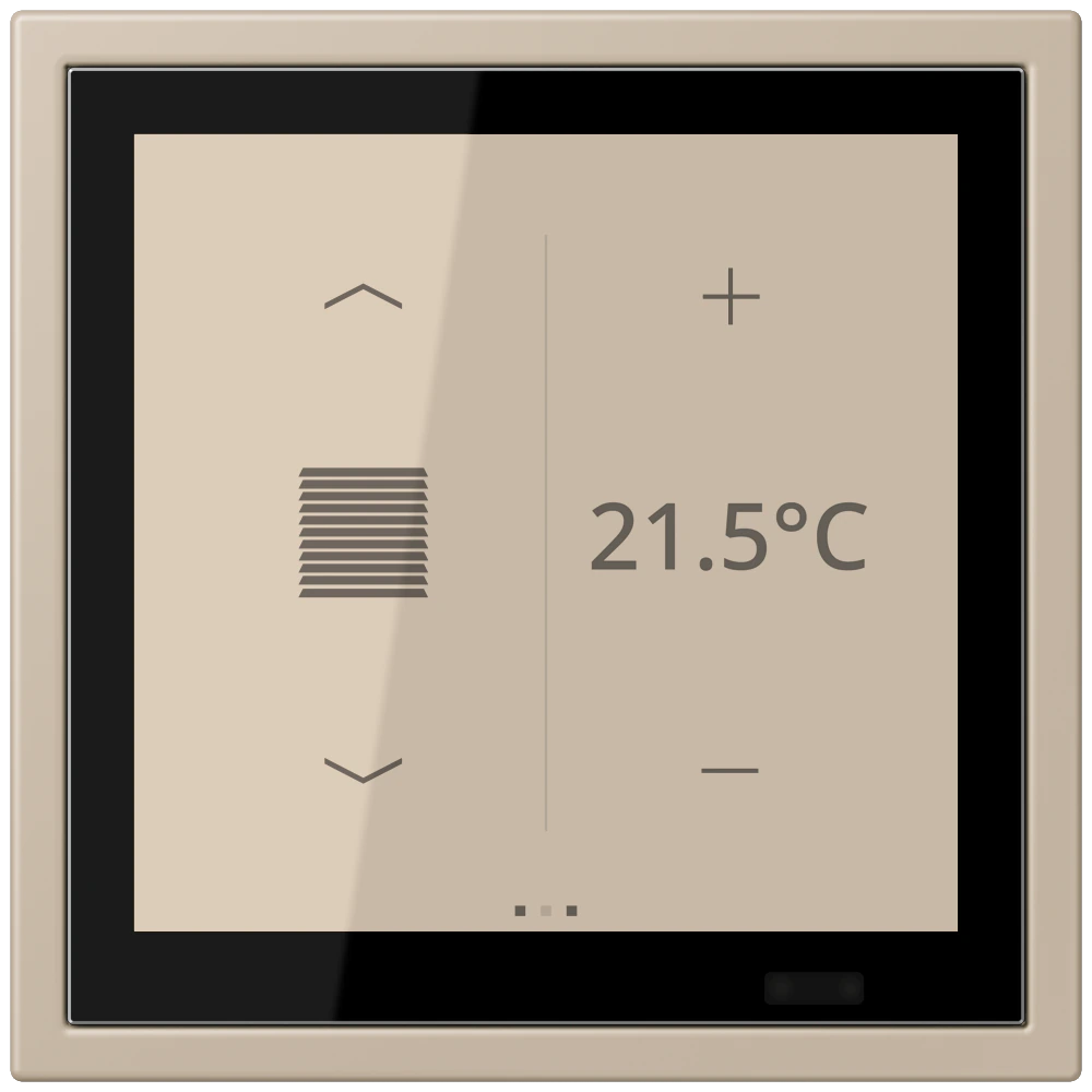 KNX комнатный контроллер LS TOUCH — JUNG LS 990 Le Corbusier, le corbusier 243, арт. LCZ459BFD1S243