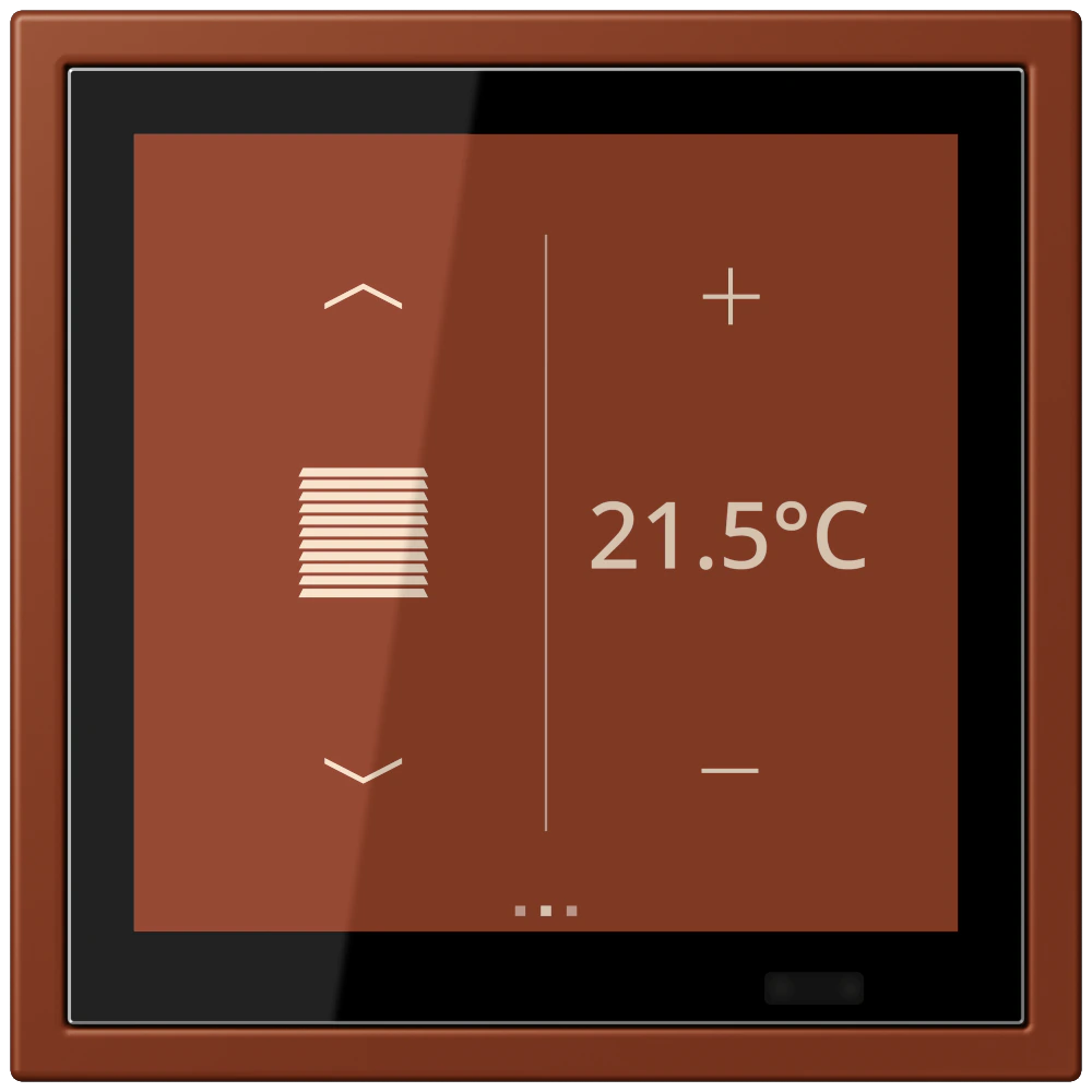 KNX room controller LS TOUCH — JUNG LS 990 Le Corbusier, le corbusier 247, art. LCZ459BFD1S247