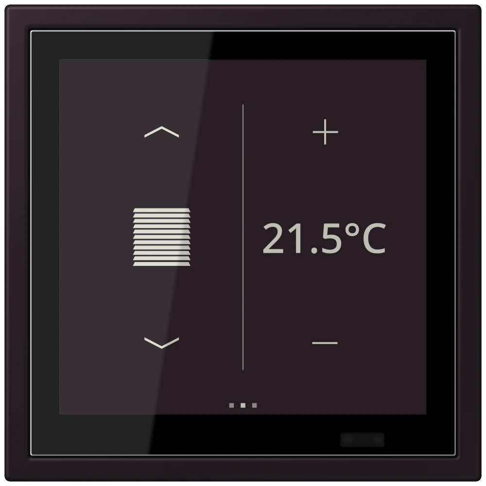 KNX room controller LS TOUCH — JUNG LS 990 Le Corbusier, le corbusier 248, art. LCZ459BFD1S248
